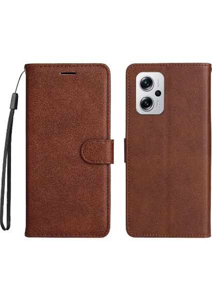 Xiaomi Poco X4 Gt 5g Için Flip Case Iş Cüzdan Telefon Kılıfı Klasik Yüksek (Yurt Dışından)
