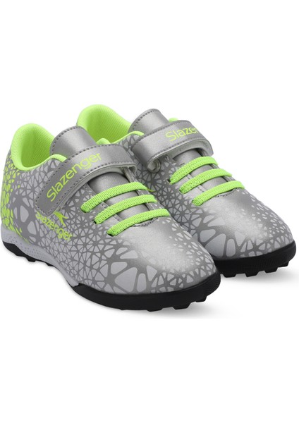 CRYSTAL Unisex Çocuk Halısaha Futbol Ayakkabısı Gri