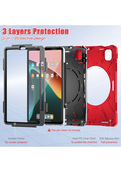 Xiaomi Pad 5 / Pad 5 Pro Için Silikon + Pc Tablet Kılıfı (Yurt Dışından) fırsatları