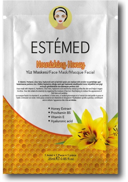 Besleyici Ballı Kağıt Maske-Nourishing Honey Sheet Mask