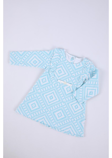 Babyhola Kız Bebek Çocuk Uzun Kollu Elbise Mevsimlik Baharlık 229149
