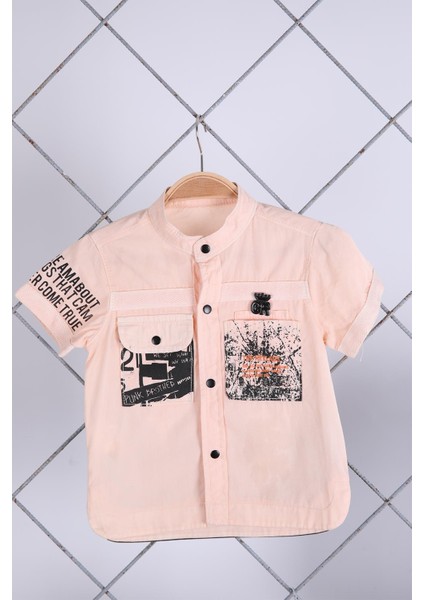 Babyhola Kısa Kol Gömlek Badi Pantolon Ayakkabı Erkek Çocuk Takım 4'lü Kombin 0745 modelleri