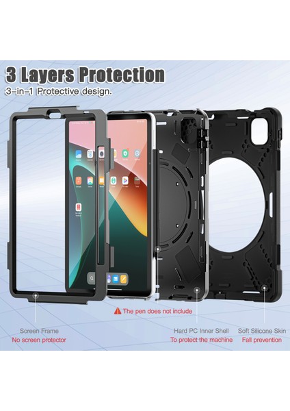 Xiaomi Pad 5 / Pad 5 Pro Için Silikon + Pc Tablet Kılıfı (Yurt Dışından) fırsatları