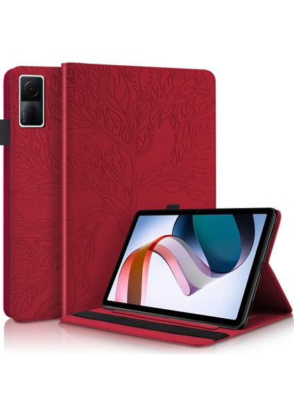 Xiaomi Redmi Pad 10.61 Için Hayat Ağacı Deri Kılıf (Yurt Dışından)