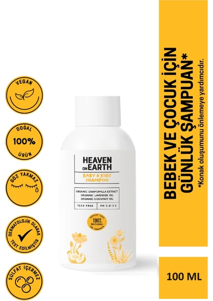 Heaven On Earth Bebek ve Çocuk Şampuanı 100 ml