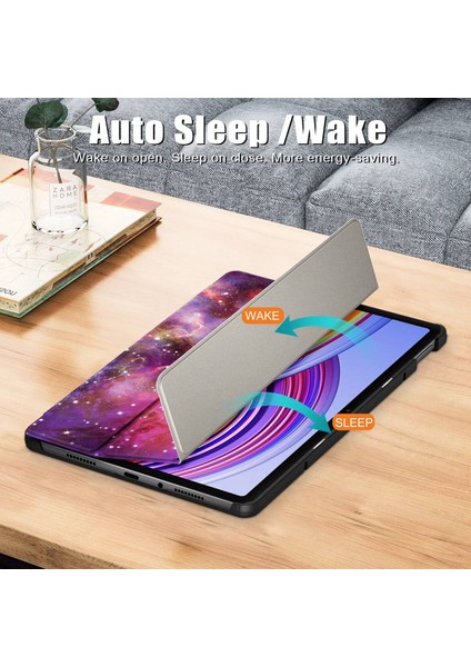 Xiaomi Redmi Pad Pro Için Boyalı Deri Akıllı Kılıf (Yurt Dışından) modelleri