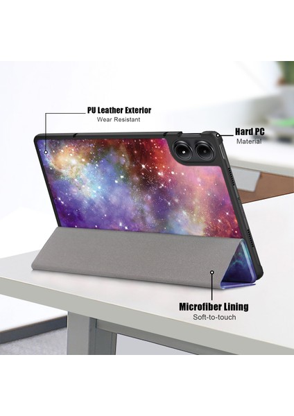 Xiaomi Redmi Pad Pro Için Boyalı Deri Akıllı Kılıf (Yurt Dışından) fırsatları