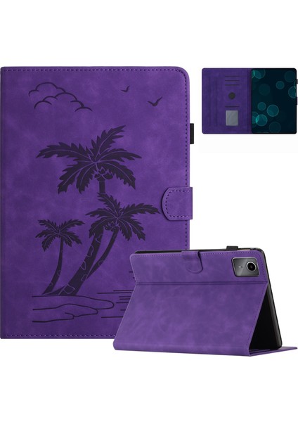 Hindistan Cevizi Ağacı Tablet Pu Kılıf Xiaomi Redmi Pad Se (Yurt Dışından)