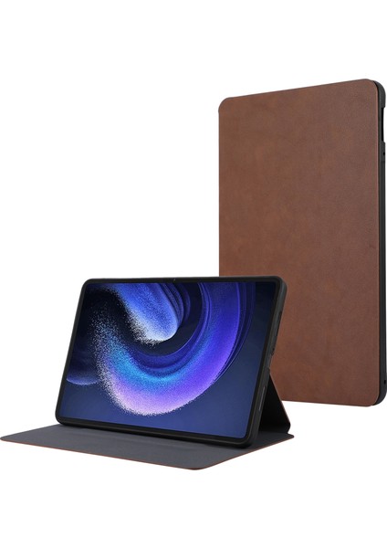 Xiaomi Pad 6s Pro 12.4 Için Tpu Flip Tablet Deri Kılıf (Yurt Dışından)