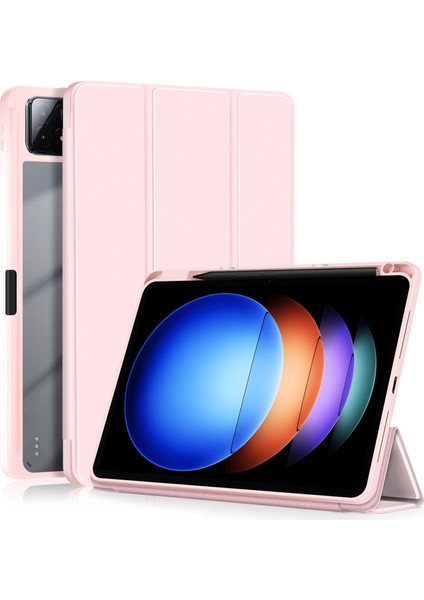 Xiaomi Pad 6s Pro 12.4 Için 3 Katlı Renkli Tablet Kılıfı (Yurt Dışından)