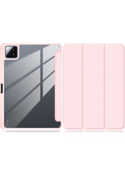 Xiaomi Pad 6s Pro 12.4 Için 3 Katlı Renkli Tablet Kılıfı (Yurt Dışından) modelleri