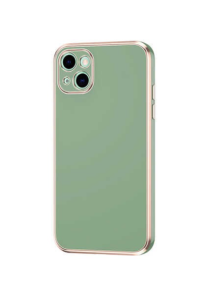 iPhone 13 Uyumlu Zore Bark Kapak-Açık Yeşil