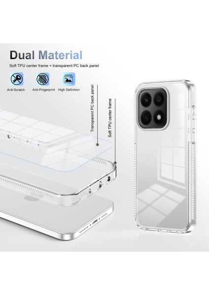 Honor X8B Için Akrilik Hibrit Tpu Telefon Kılıfı (Yurt Dışından) modelleri