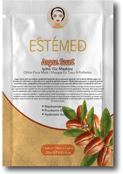 Argan Esanslı Kağıt Maske-Argan Scent Sheet Mask