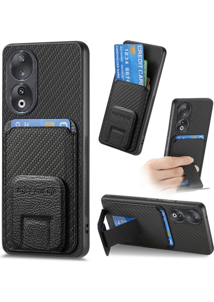 Onur 90 Için Karbon Fiber Telefon Kılıfı (Yurt Dışından)