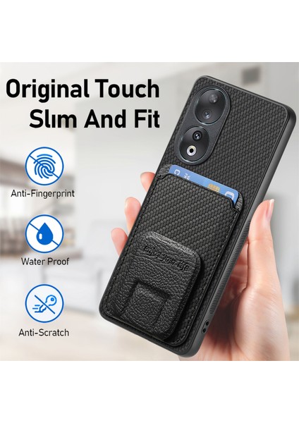 Onur 90 Için Karbon Fiber Telefon Kılıfı (Yurt Dışından)