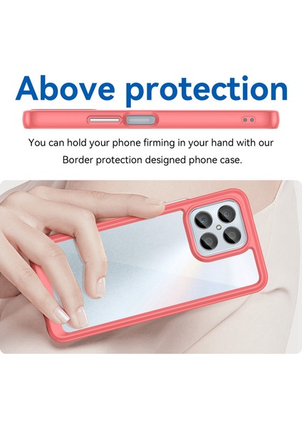 Honor X8 5g Için Akrilik Hibrit Tpu Telefon Kılıfı (Yurt Dışından) fırsatları