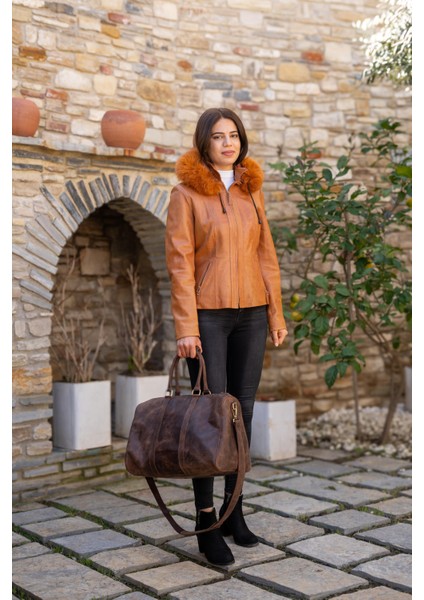 Antigua Tilki Kadın Deri Ceketi fırsatları