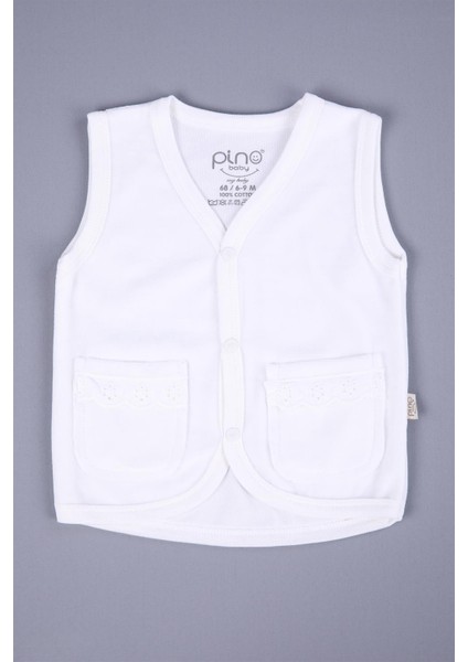 Kadife Cepli Bebek Çocuk Yelek 1701