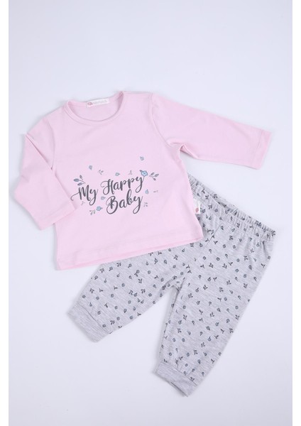 Babyhola %100 Pamuk Kız Bebek Alt Üst Takım 11535