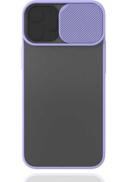 Apple iPhone 12 Mini Uyumlu Zore Lensi Kapak-Lila