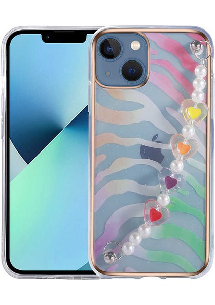 Apple iPhone 13 Uyumlu Zore Pilla Kapak-Pembe-Yeşil fırsatları