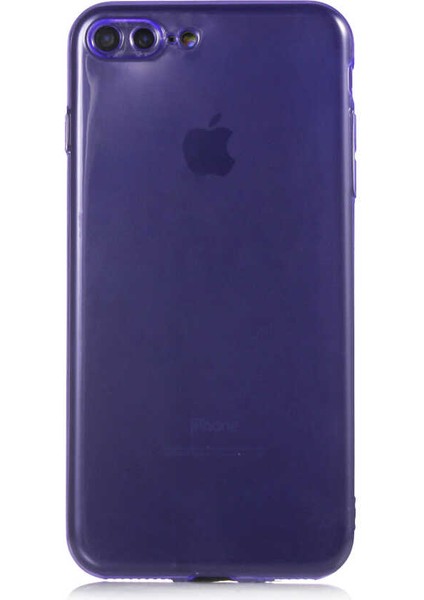 Apple iPhone 7 Plus Uyumlu Zore Mun Silikon-Mor