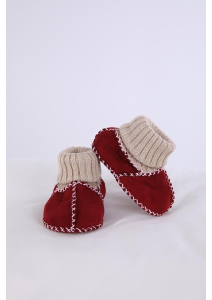 Babyhola Kız Erkek Bebek %100 Deri Patik Panduf Yenidoğan Ilk Adım Ayakkabı Kutulu Hediyelik 8000C200 fırsatları