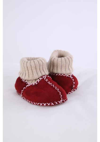 Babyhola Kız Erkek Bebek %100 Deri Patik Panduf Yenidoğan Ilk Adım Ayakkabı Kutulu Hediyelik 8000C200 indirimleri