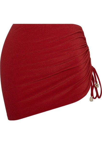 Poppy Burgundy Terry Pareo Etek
