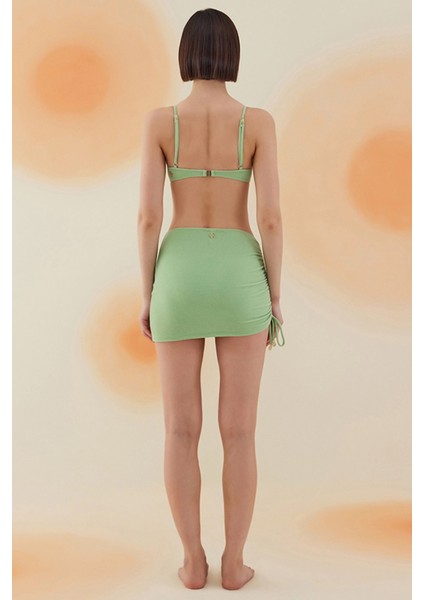 Bonesta Swimwear Poppy Pistachio Green Terry Pareo Etek