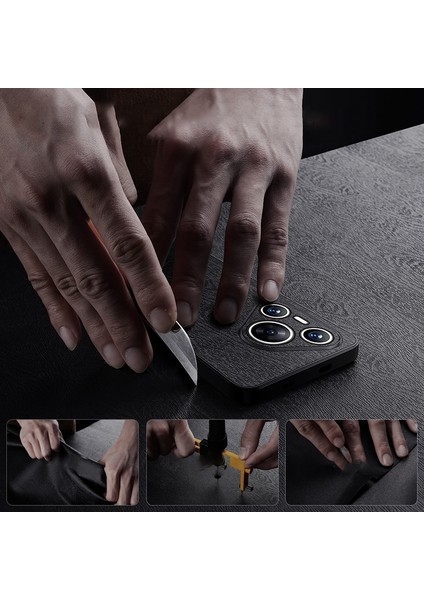 Huawei Pura 70 Için Ağaç Kabuğu Darbeye Dayanıklı Telefon Kılıfı (Yurt Dışından) fırsatları