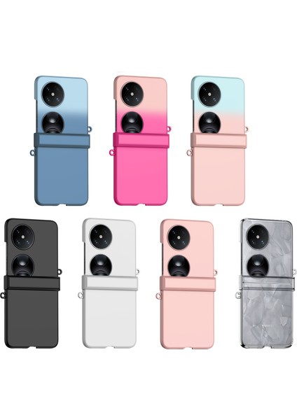 Huawei Pocket 2 Için Menteşeli Pc Yan Telefon Kılıfı (Yurt Dışından) fiyatları