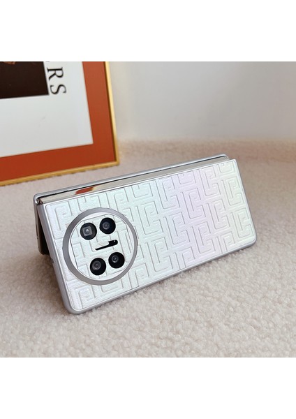 Huawei Mate X5 Için Sedefli Boya Degrade Pu Kılıf (Yurt Dışından) fiyatları