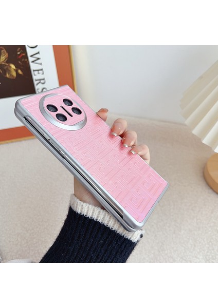 Huawei Mate X5 Için Sedefli Boya Degrade Pu Kılıf (Yurt Dışından) modelleri