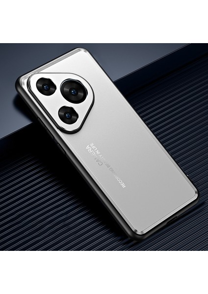 Huawei Pura 70 Için Buzlu Metal Kasa (Yurt Dışından)