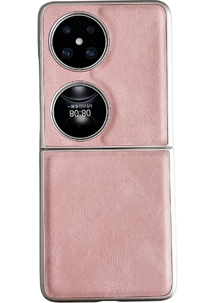 Huawei Pocket 2 Için Skin Fe Deri Doku Kılıf (Yurt Dışından)