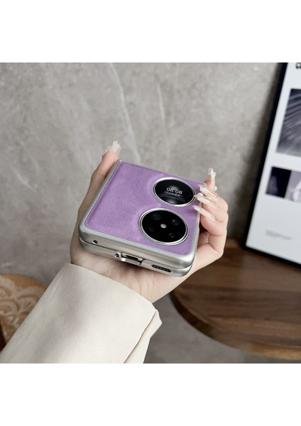 Huawei Pocket 2 Için Skin Fe Deri Doku Kılıf (Yurt Dışından) modelleri