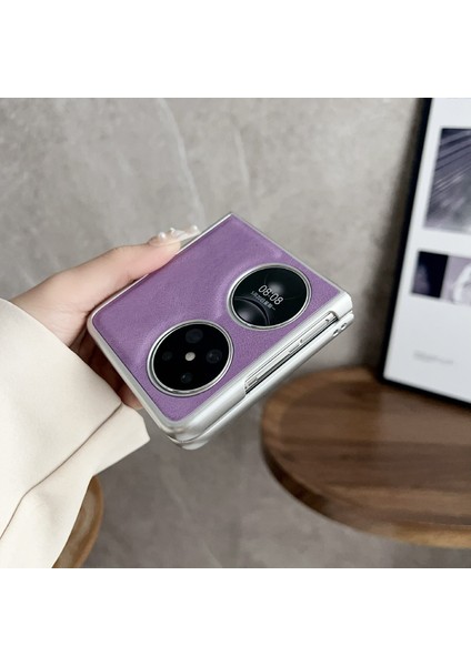 Huawei Pocket 2 Için Skin Fe Deri Doku Kılıf (Yurt Dışından) fırsatları