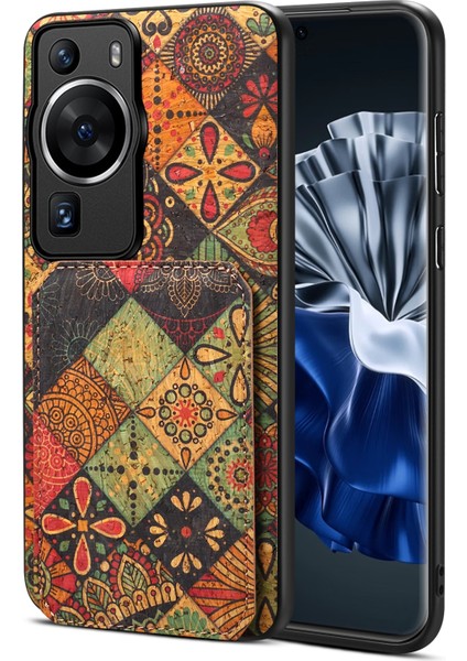 Huawei P60 / P60 Pro Için Kart Yuvası Tutucu Telefon Kılıfı (Yurt Dışından)