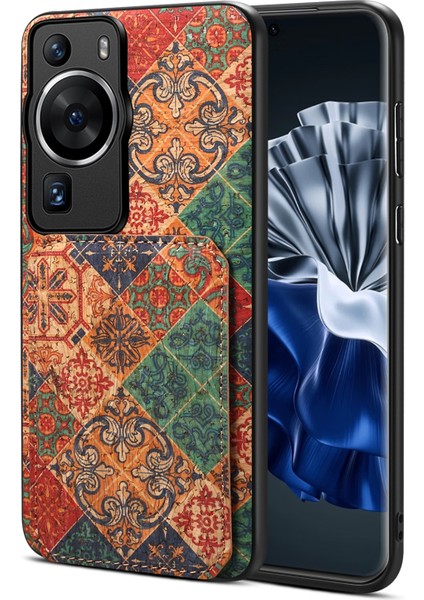 Huawei P60 / P60 Pro Için Kart Yuvası Tutucu Telefon Kılıfı (Yurt Dışından)