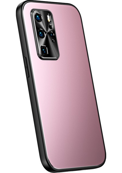 Huawei P40 Için Buzlu Tpu + Pc Telefon Kılıfı (Yurt Dışından)