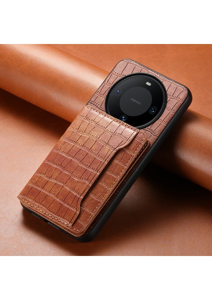 Huawei Mate 60 Için Timsah Dokulu Pu Kılıf (Yurt Dışından) fiyatları