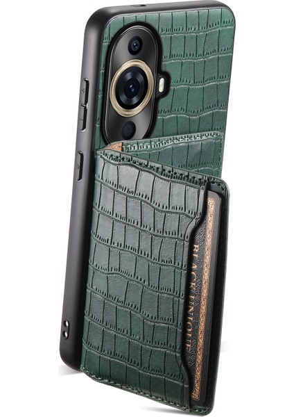 Huawei Nova 11 Pro Için Timsah Dokulu Pu Kılıf (Yurt Dışından) modelleri