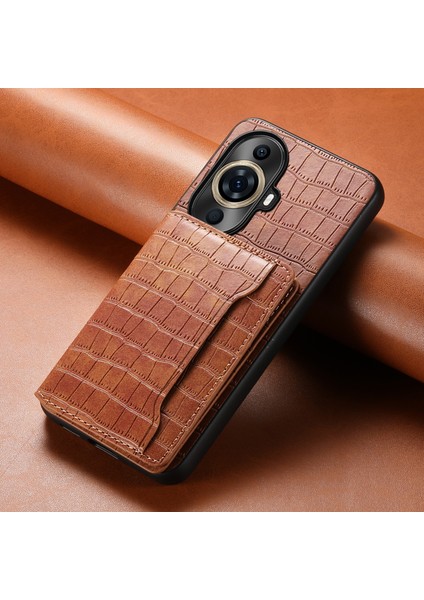 Huawei Nova 11 Pro Için Timsah Dokulu Pu Kılıf (Yurt Dışından) fiyatları