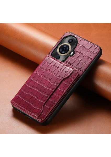 Huawei Nova 11 Pro Için Timsah Dokulu Pu Kılıf (Yurt Dışından) fiyatları