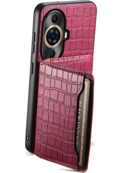 Huawei Nova 11 Pro Için Timsah Dokulu Pu Kılıf (Yurt Dışından) modelleri