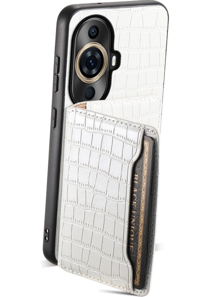 Huawei Nova 11 Pro Için Timsah Dokulu Pu Kılıf (Yurt Dışından) modelleri