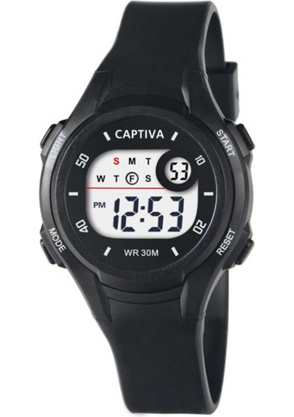 Digital 30 mt Suya Dayanıklı Işıklı Alarmlı Kronometreli Takvimli Silikon Kordonlu Çoçuk Kol Saati