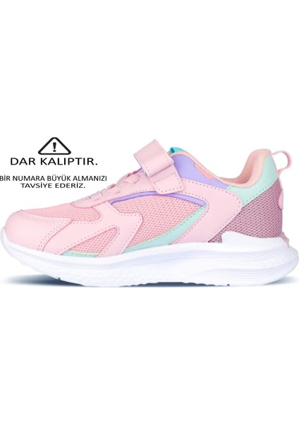 Massa Sneaker Extra Hafif Ortopedik Kız Çocuk Günlük Spor Ayakkabı Pudra Pembe